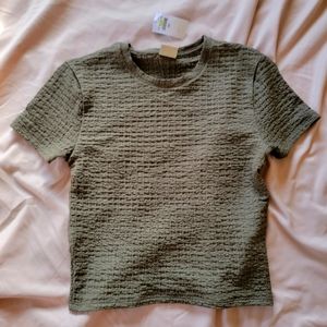 Abercrombie and Fitch textured tee